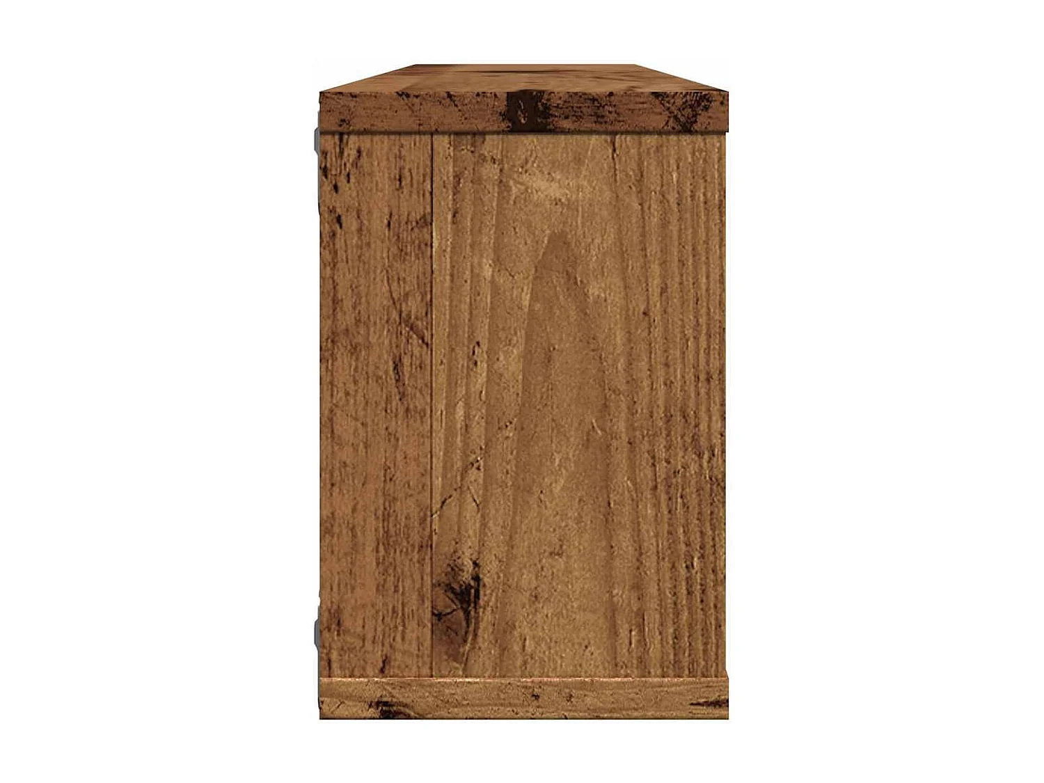 Étagères murales cube 6 pcs vieux bois 60x15x23 cm