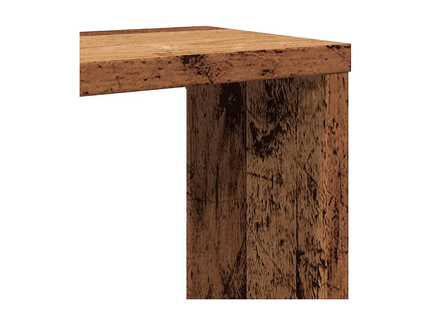 Étagères murales cube 6 pcs vieux bois 60x15x23 cm