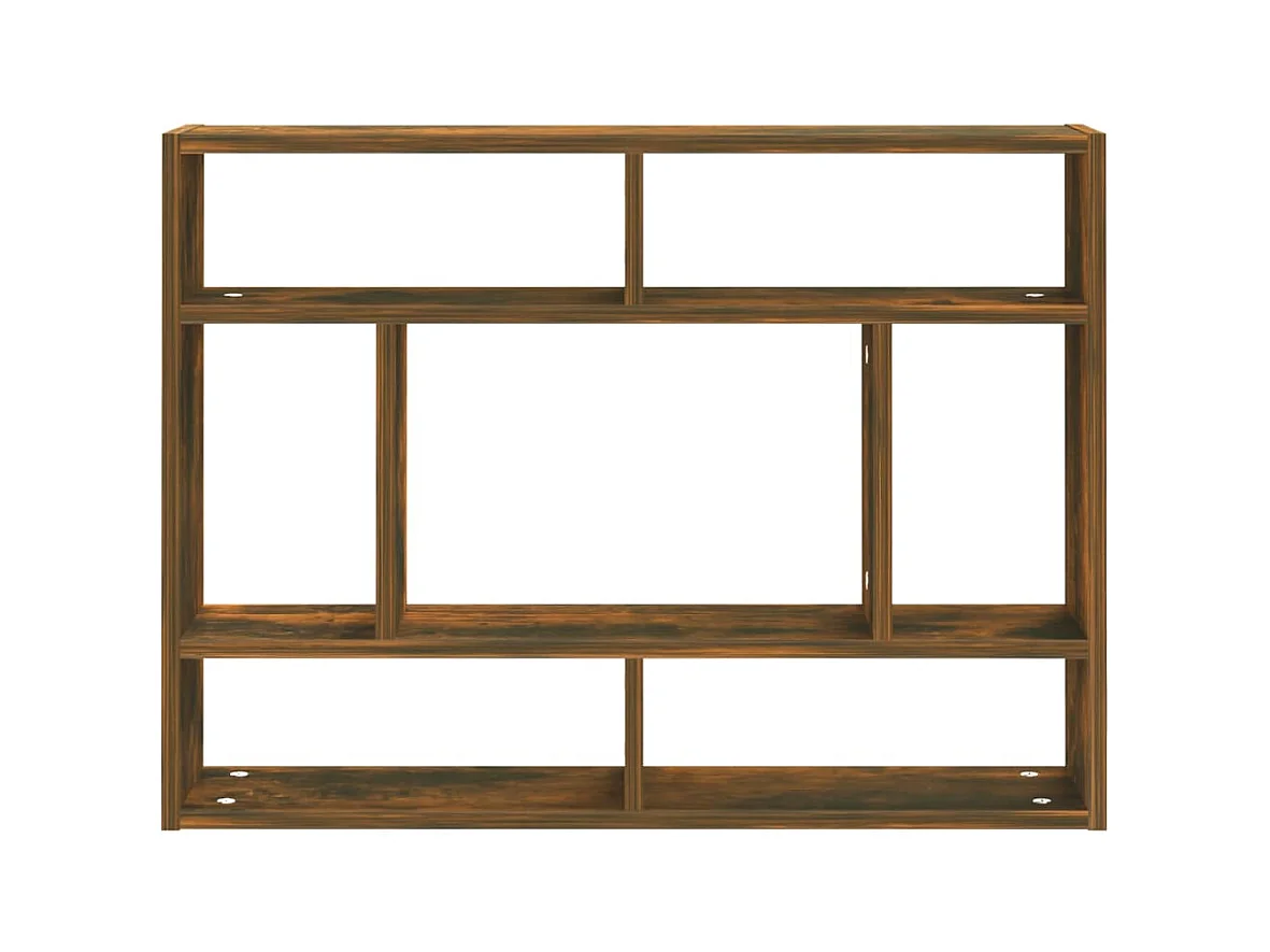 Étagère murale Chêne fumé 75x16x55 cm Bois d'ingénierie