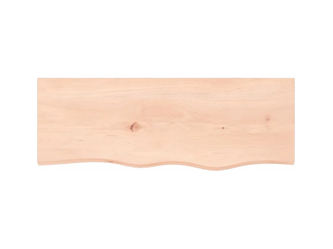 Étagère murale 80x30x2 cm bois de chêne massif non traité