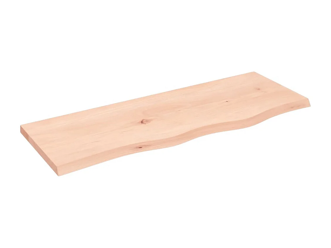 Étagère murale 80x30x2 cm bois de chêne massif non traité