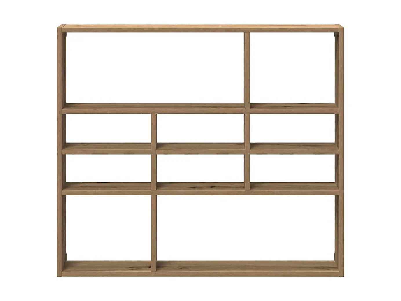 Étagère murale chêne artisanal 90x16x78 cm bois d'ingénierie