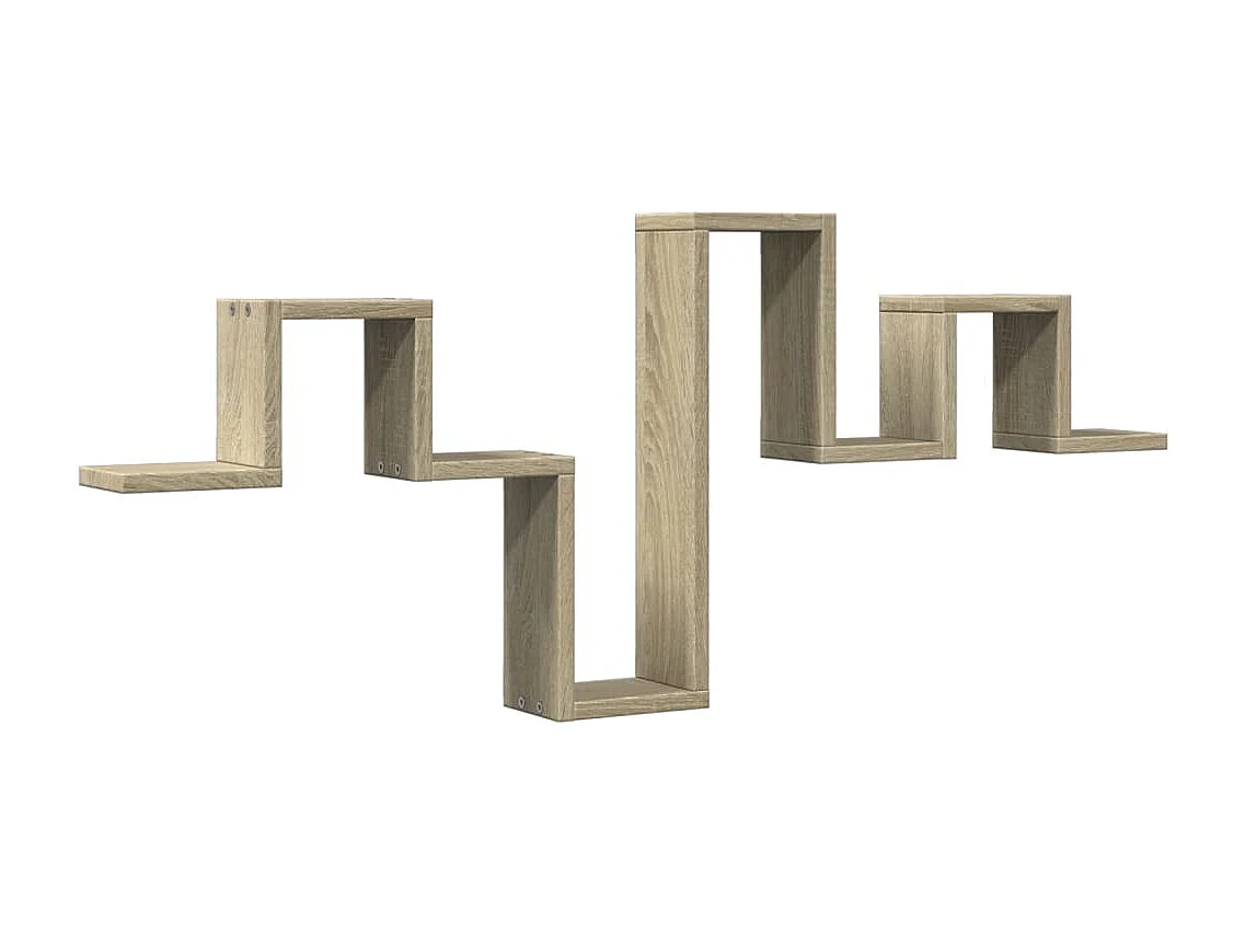 Wandregal aus Sonoma-Eiche 104,5x10x43 cm Holzwerkstoff