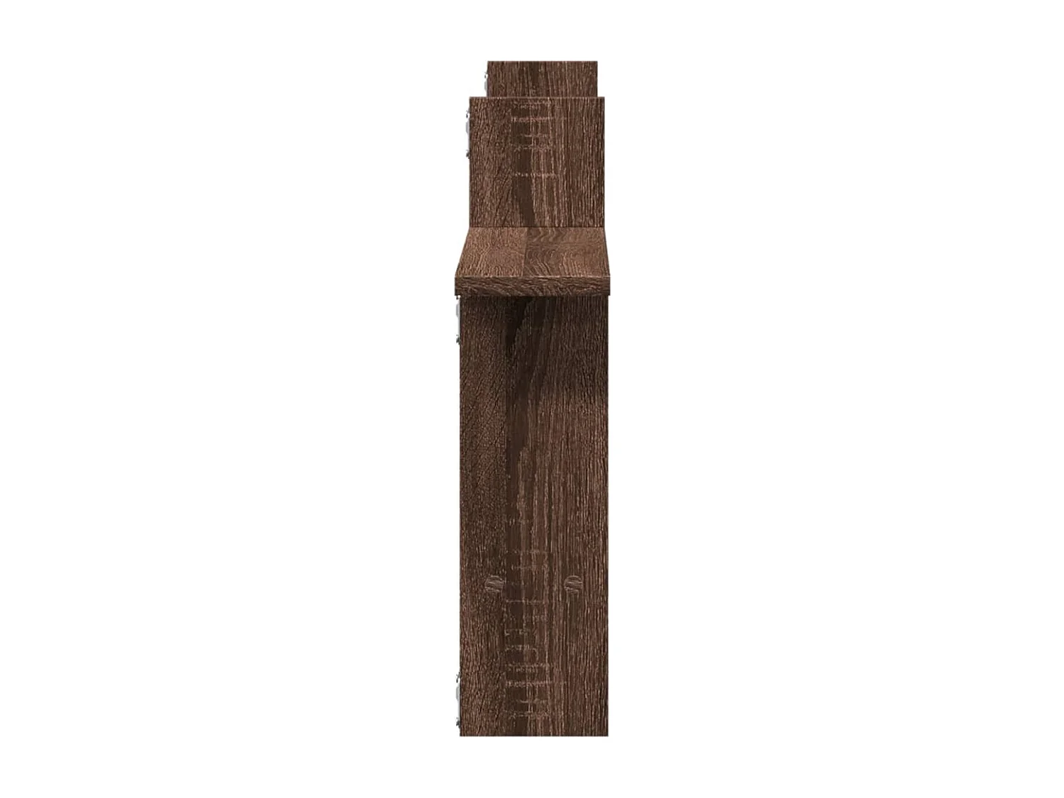 stuks wandplanken bruin eiken 50x12x50cm bewerkt hout