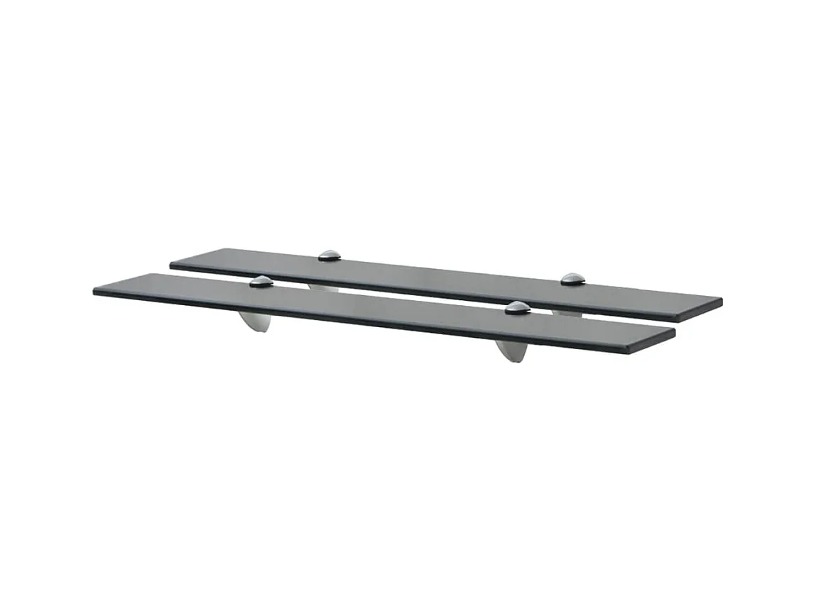 Wandplanken 2 stuks Glas 70 x 10 cm 8 mm