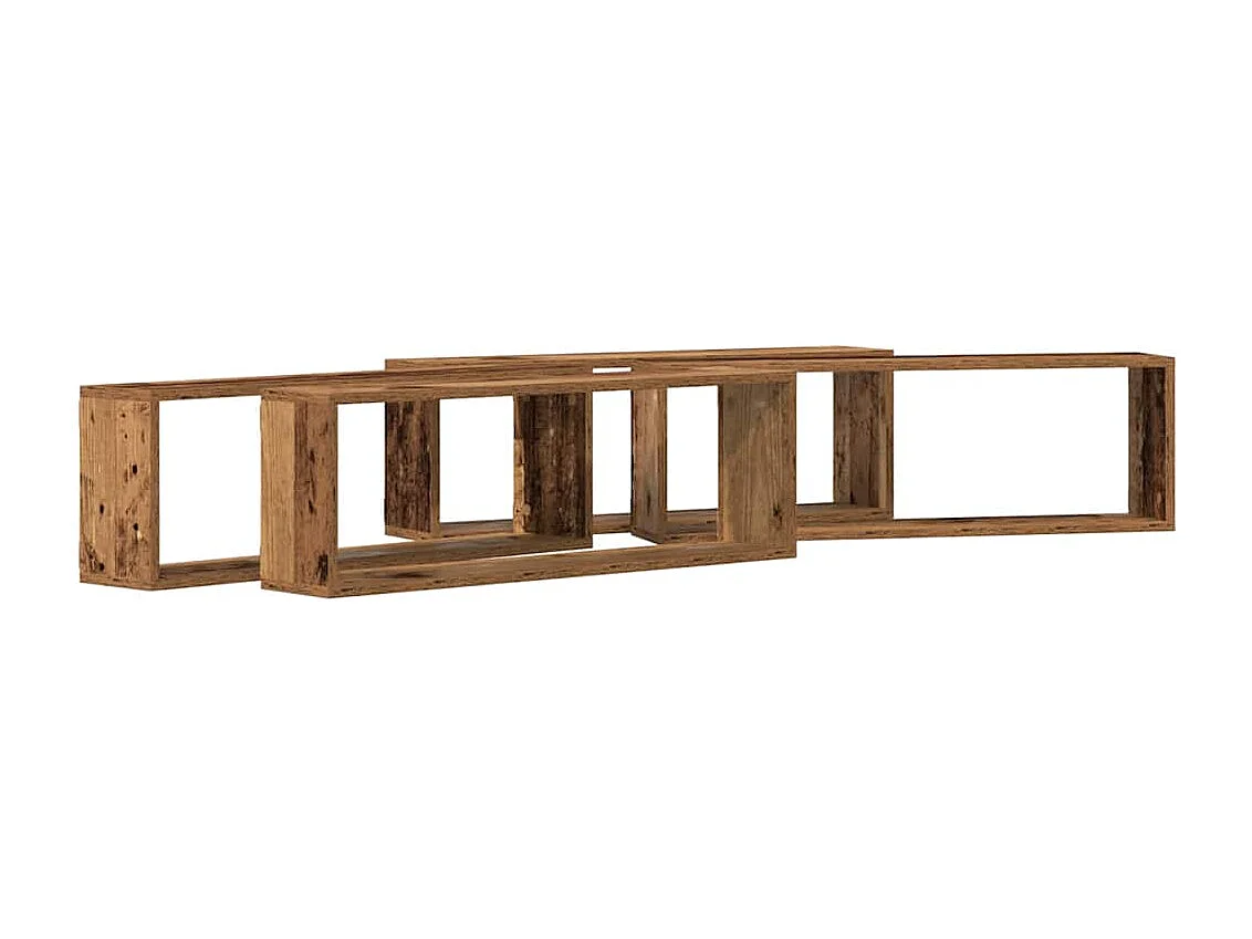 mensole da parete in legno anticato 80x15x26 cm realizzate in legno ingegnerizzato