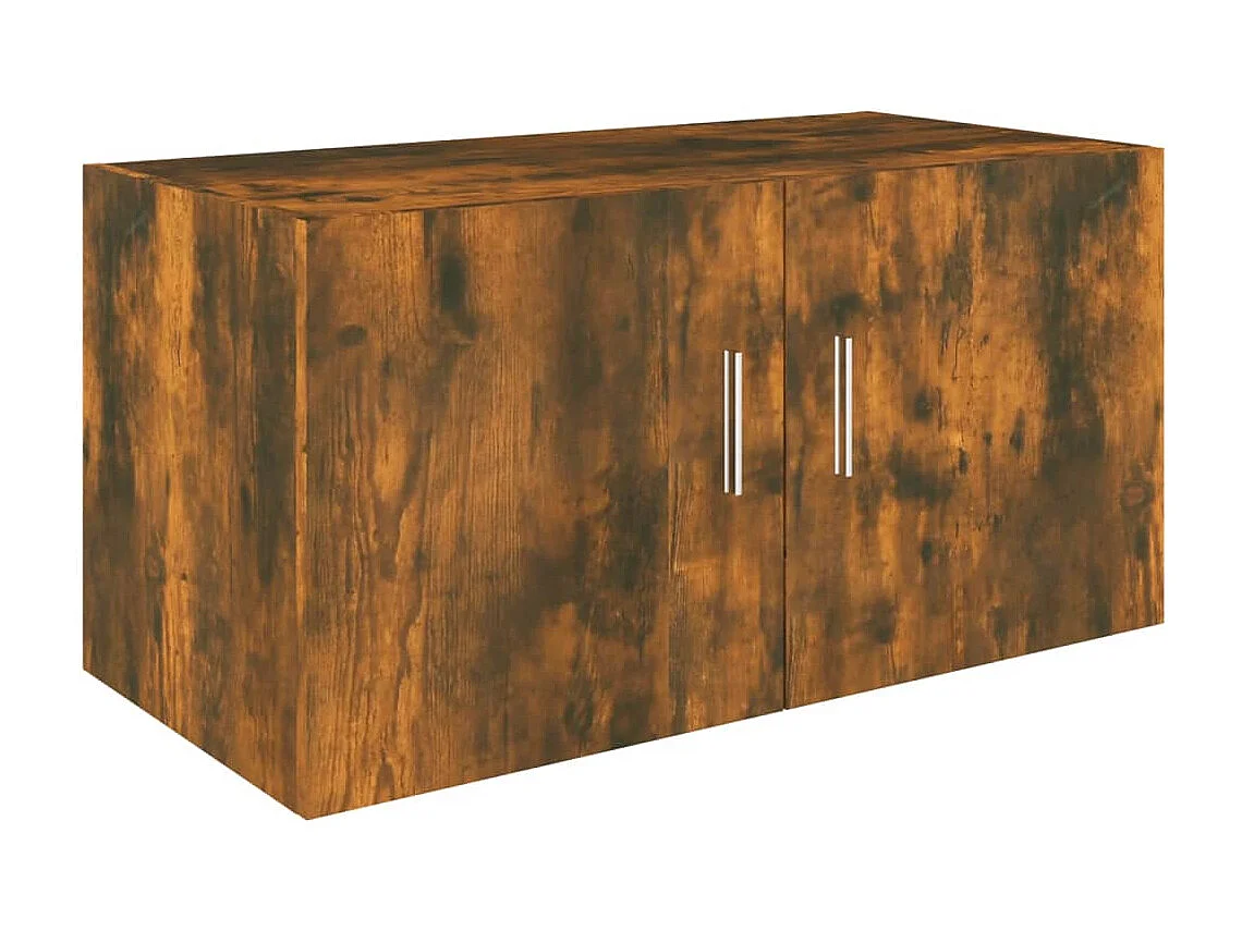 Armoire murale Chêne fumé 80x39x40 cm Bois d'ingénierie