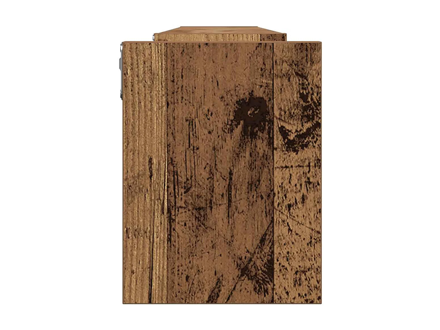 Étagères murales 2 pcs vieux bois 100x15x20cm bois d'ingénierie
