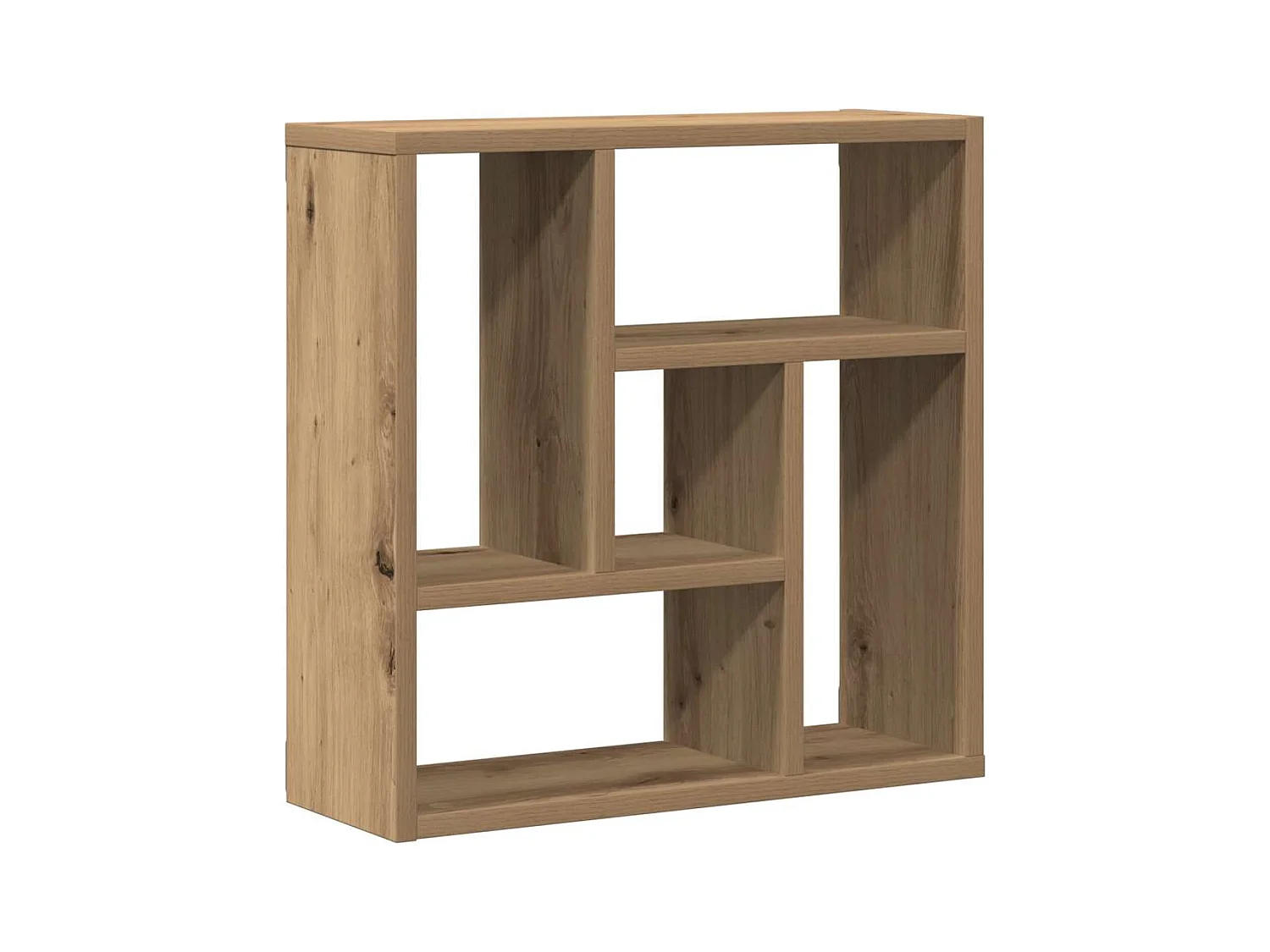 Étagère murale chêne artisanal 45x16x45 cm bois d'ingénierie