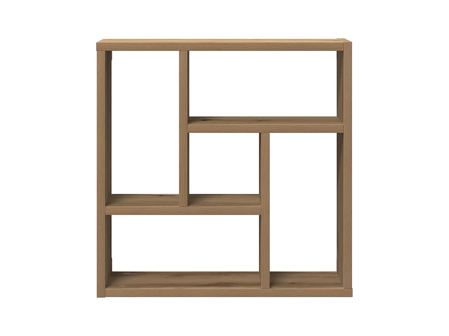 Étagère murale chêne artisanal 45x16x45 cm bois d'ingénierie