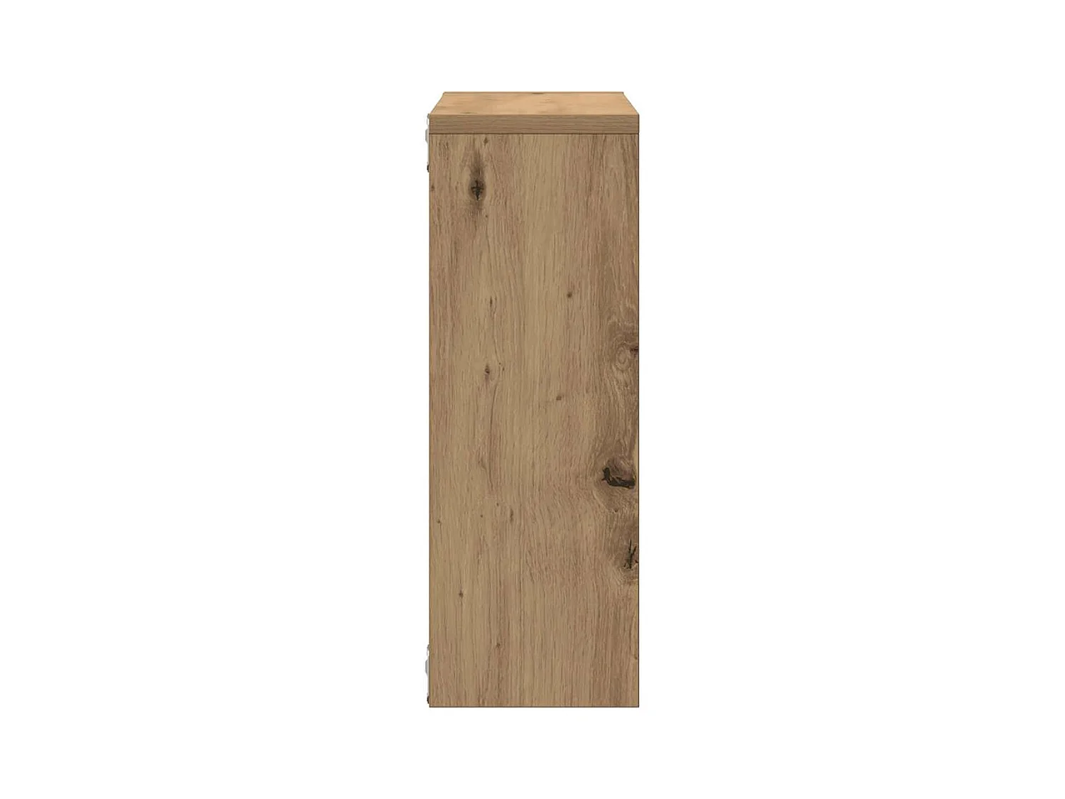 Étagère murale chêne artisanal 45x16x45 cm bois d'ingénierie