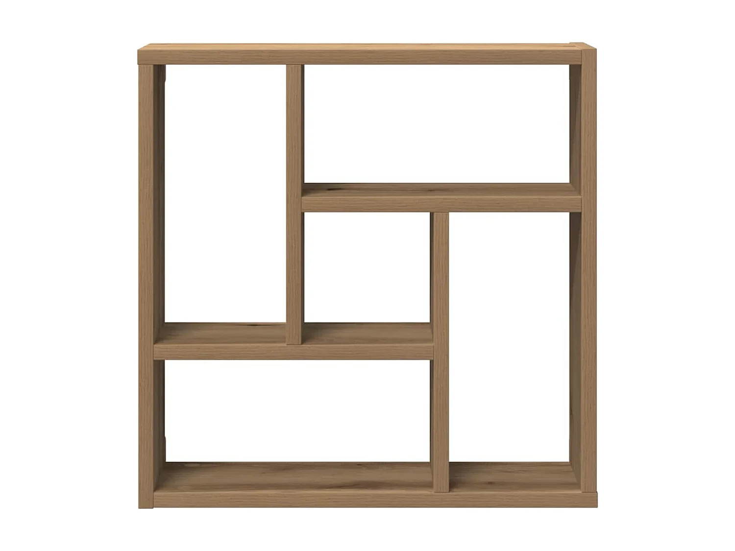 Étagère murale chêne artisanal 45x16x45 cm bois d'ingénierie