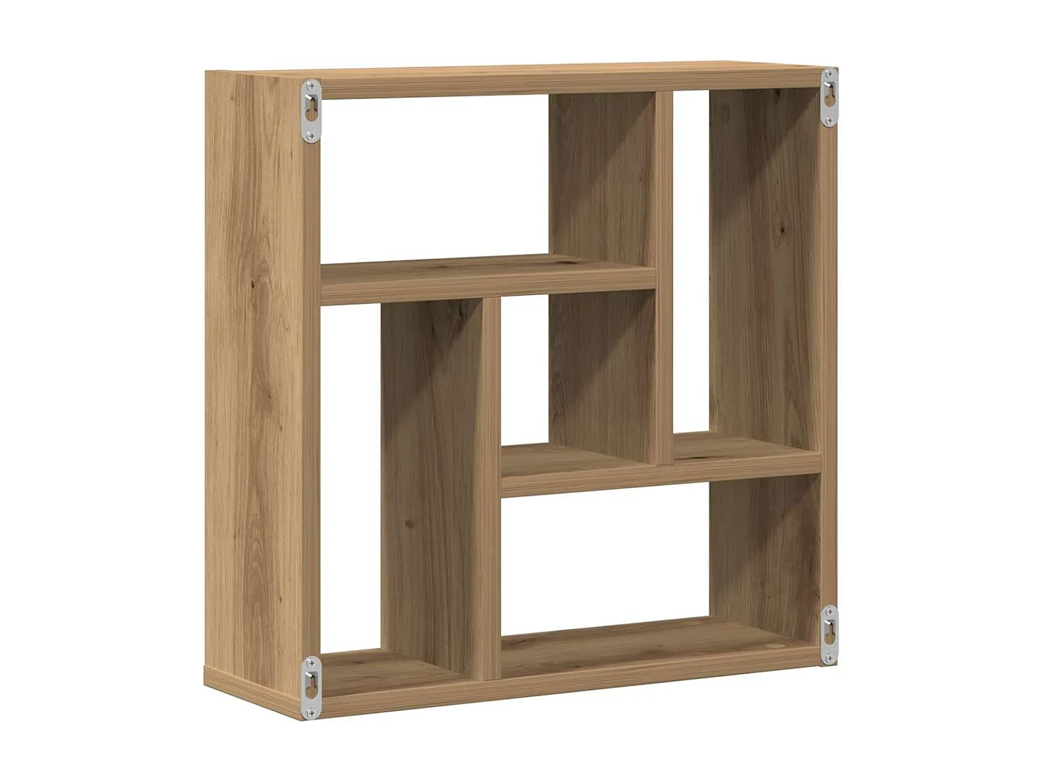 Étagère murale chêne artisanal 45x16x45 cm bois d'ingénierie
