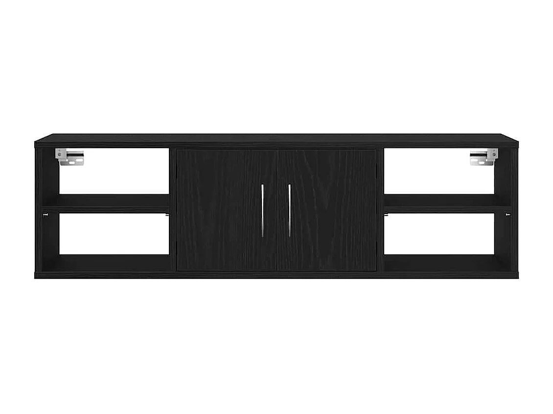 Étagère murale Chêne noir 140x41x75 cm Bois d'ingénierie