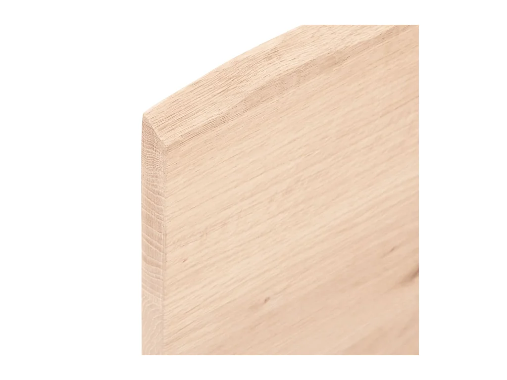 Étagère murale 100x30x2 cm bois de chêne massif non traité