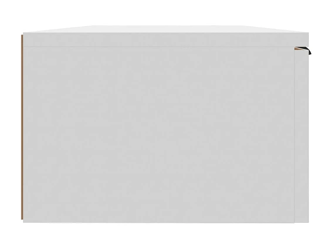 Armoires murales 2 pcs blanc 68x30x20 cm Bois d'ingénierie