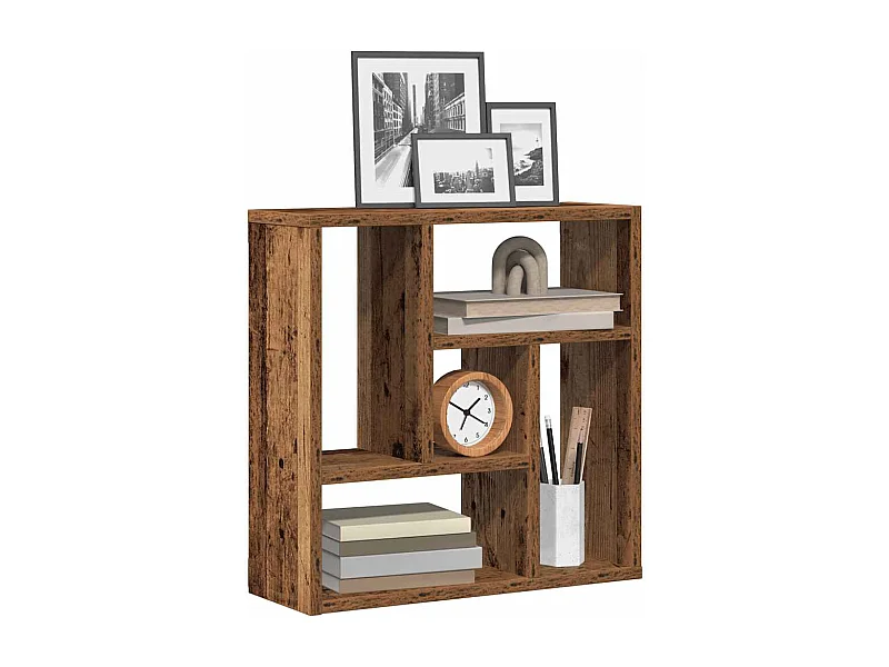 Étagère murale vieux bois 45x16x45 cm bois d'ingénierie