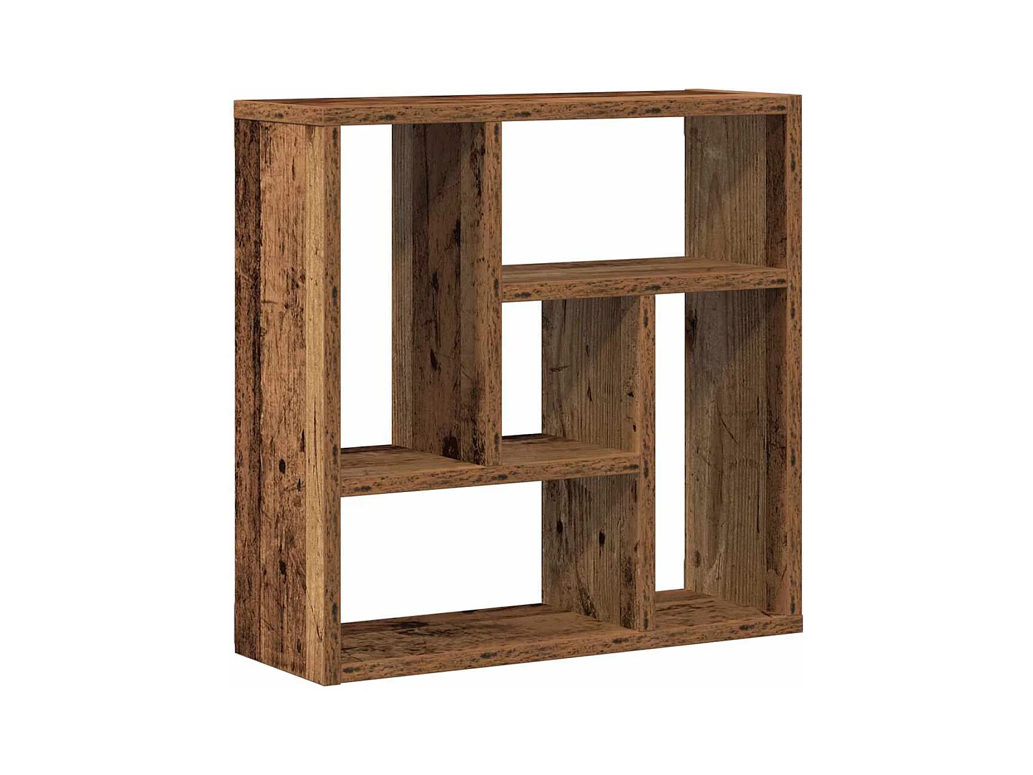 Étagère murale vieux bois 45x16x45 cm bois d'ingénierie