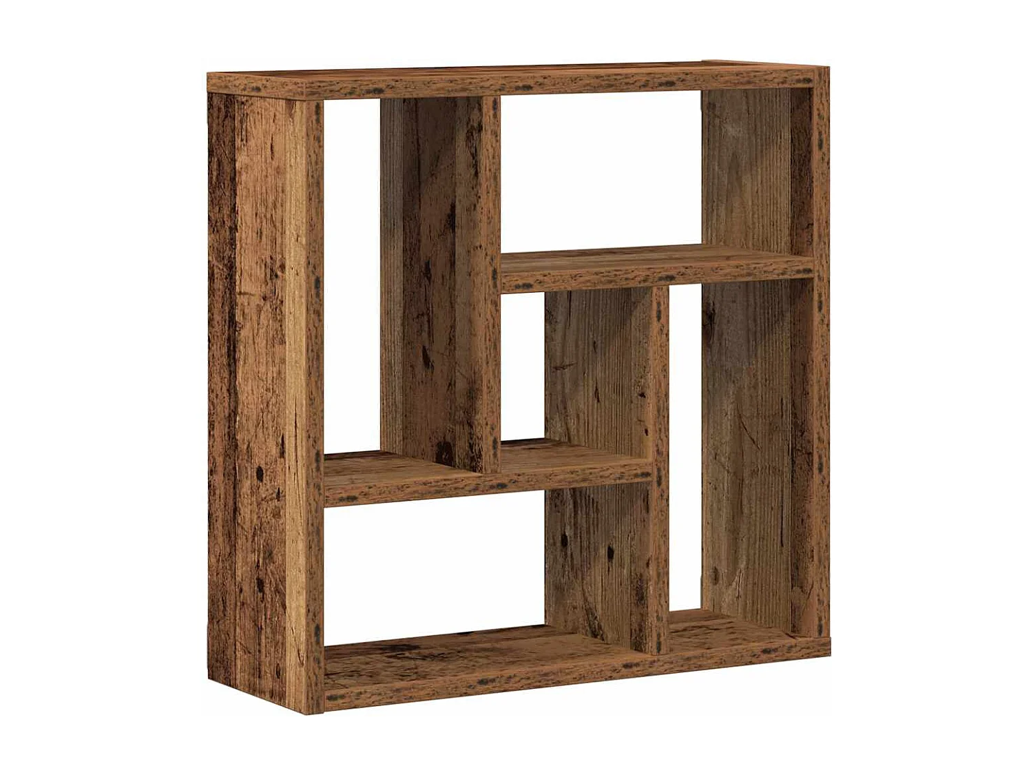 Étagère murale vieux bois 45x16x45 cm bois d'ingénierie