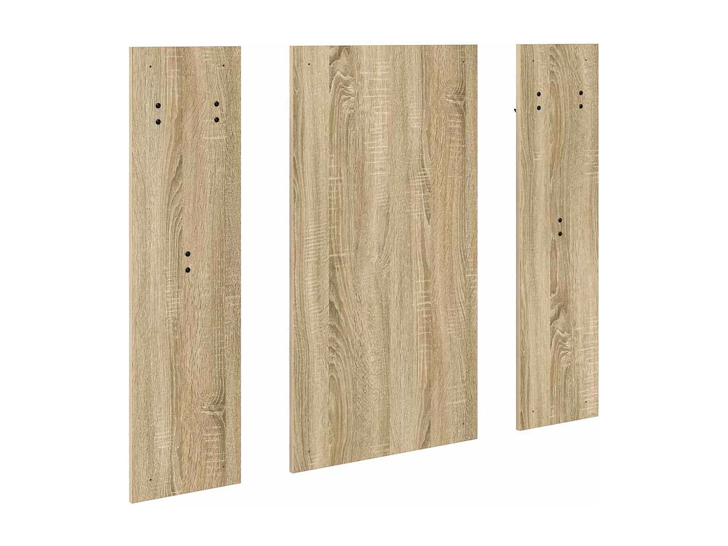 Appendiabiti da parete con contenitore e specchio in rovere Sonoma 96 x 1,5 x 90 cm