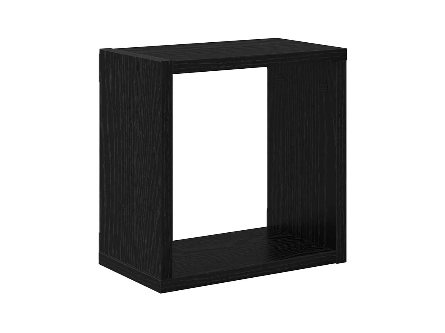 Mensole da parete in MDF rovere nero 26 x 15 x 26 cm Mensole da parete