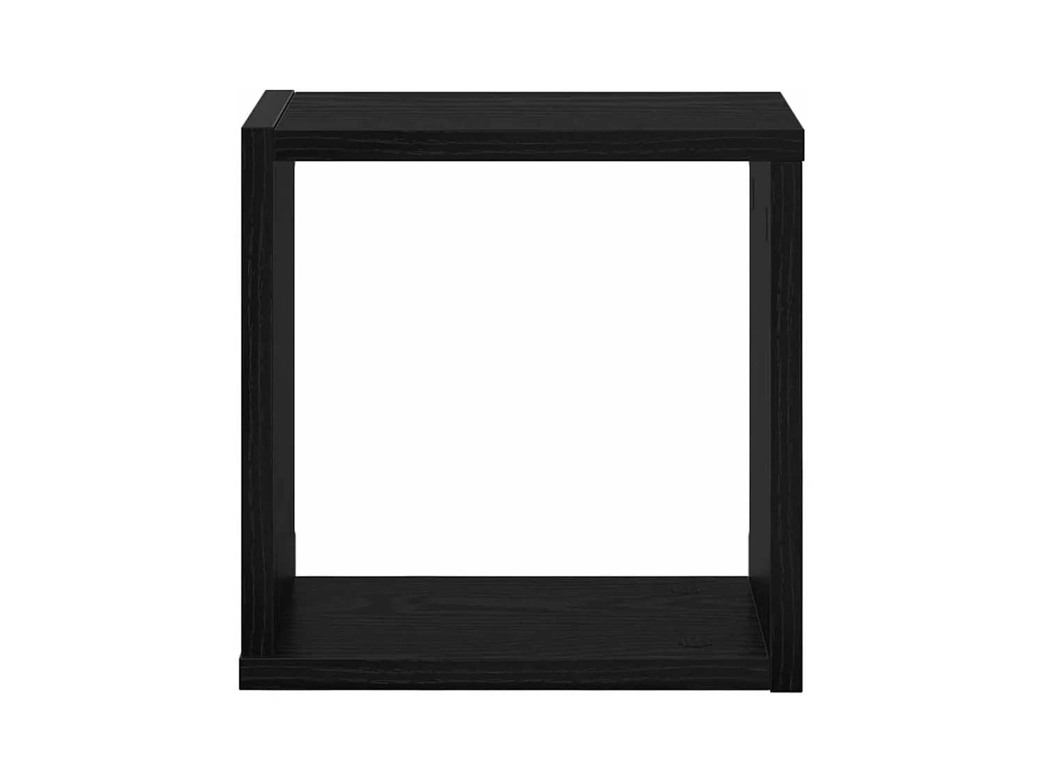 Mensole da parete in MDF rovere nero 26 x 15 x 26 cm Mensole da parete