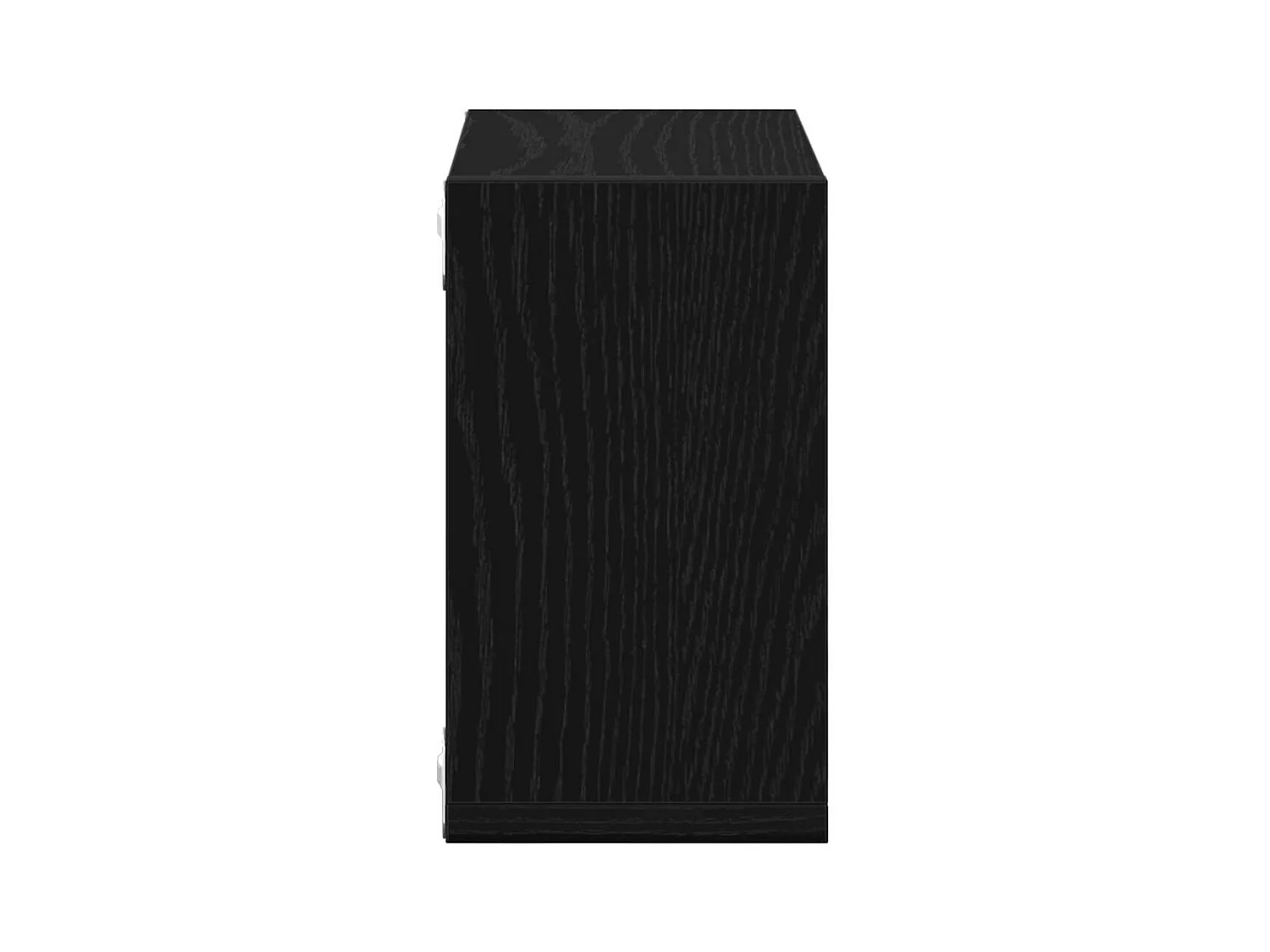 Mensole da parete in MDF rovere nero 26 x 15 x 26 cm Mensole da parete