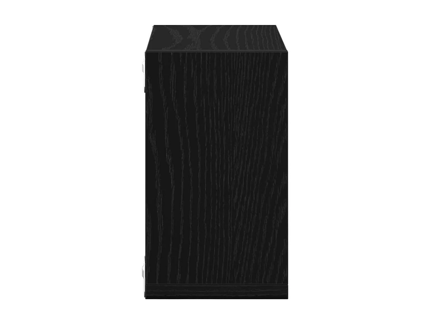 Estantes de pared de MDF de roble negro 26 x 15 x 26 cm Estantes de pared