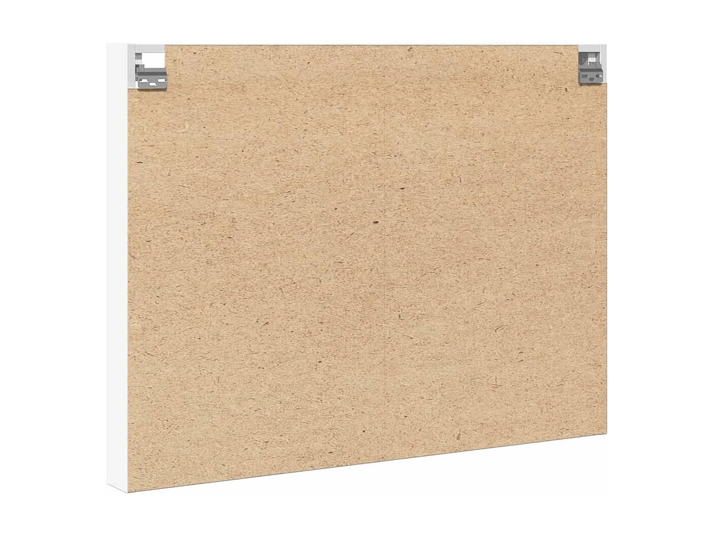 Vitrina blanca 100x8,5x75 cm madera contrachapada