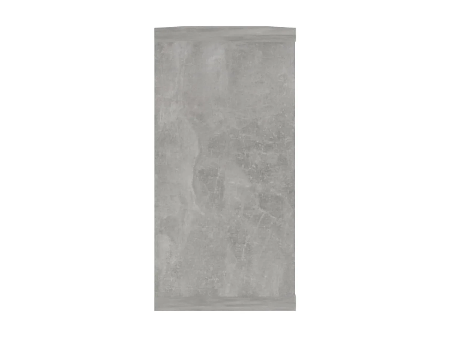 Étagères cube murales 2 pcs gris béton bois d'ingénierie