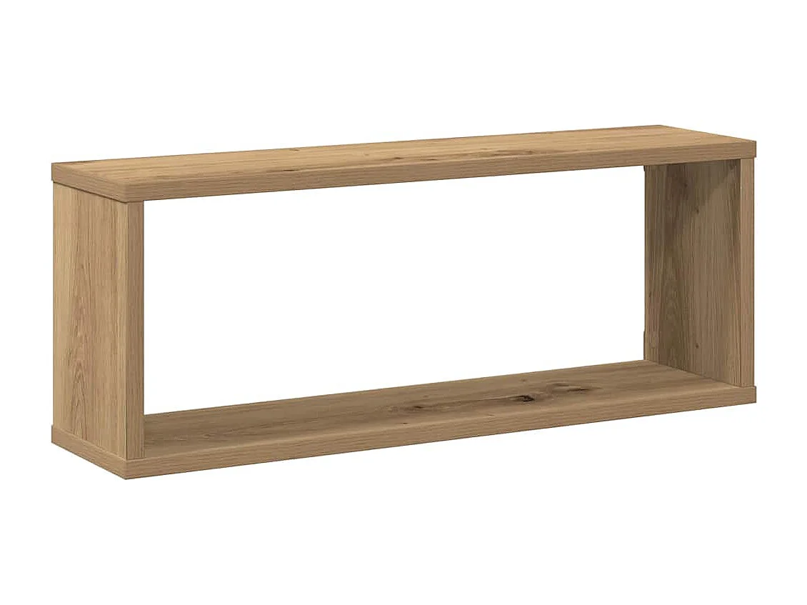 Étagères cube murales 4 pcs chêne artisanal 60x15x23 cm