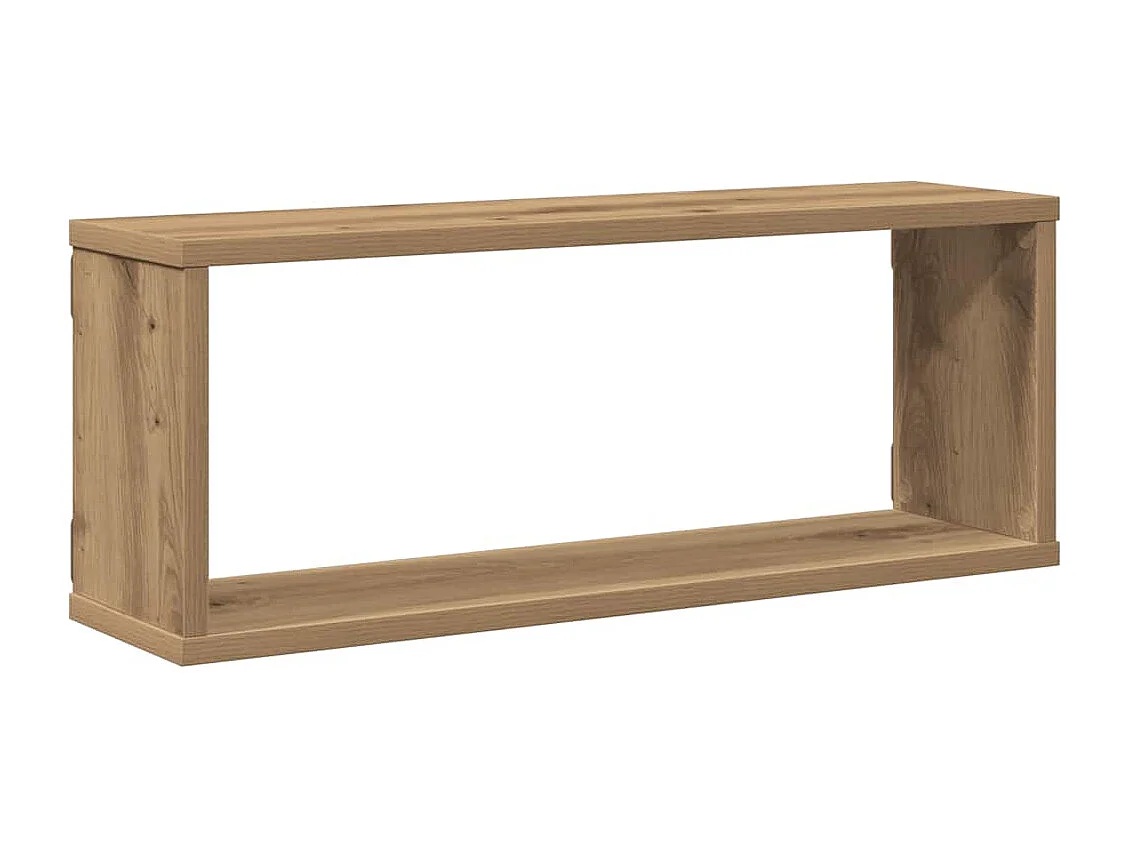 Étagères cube murales 4 pcs chêne artisanal 60x15x23 cm