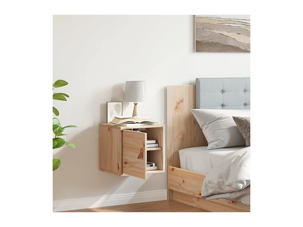 Pensile 31,5x30x30 cm Legno massello di pino