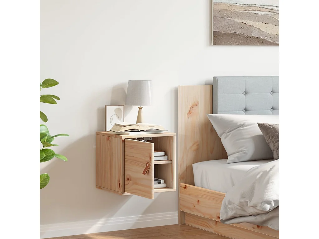 Armoire murale 31,5x30x30 cm Bois de pin massif