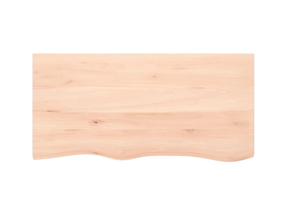 Étagère murale 100x50x2 cm bois de chêne massif non traité