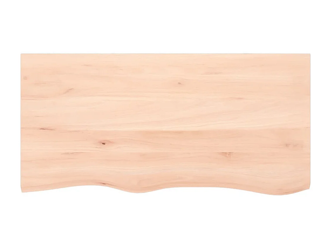 Étagère murale 100x50x2 cm bois de chêne massif non traité