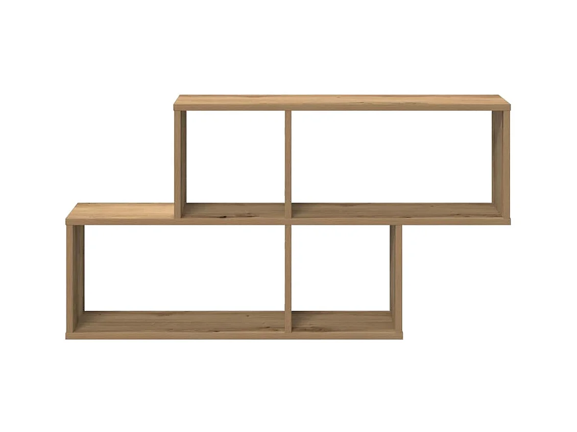 Mensola da parete in rovere realizzata a mano 100x18x53 cm in legno ingegnerizzato