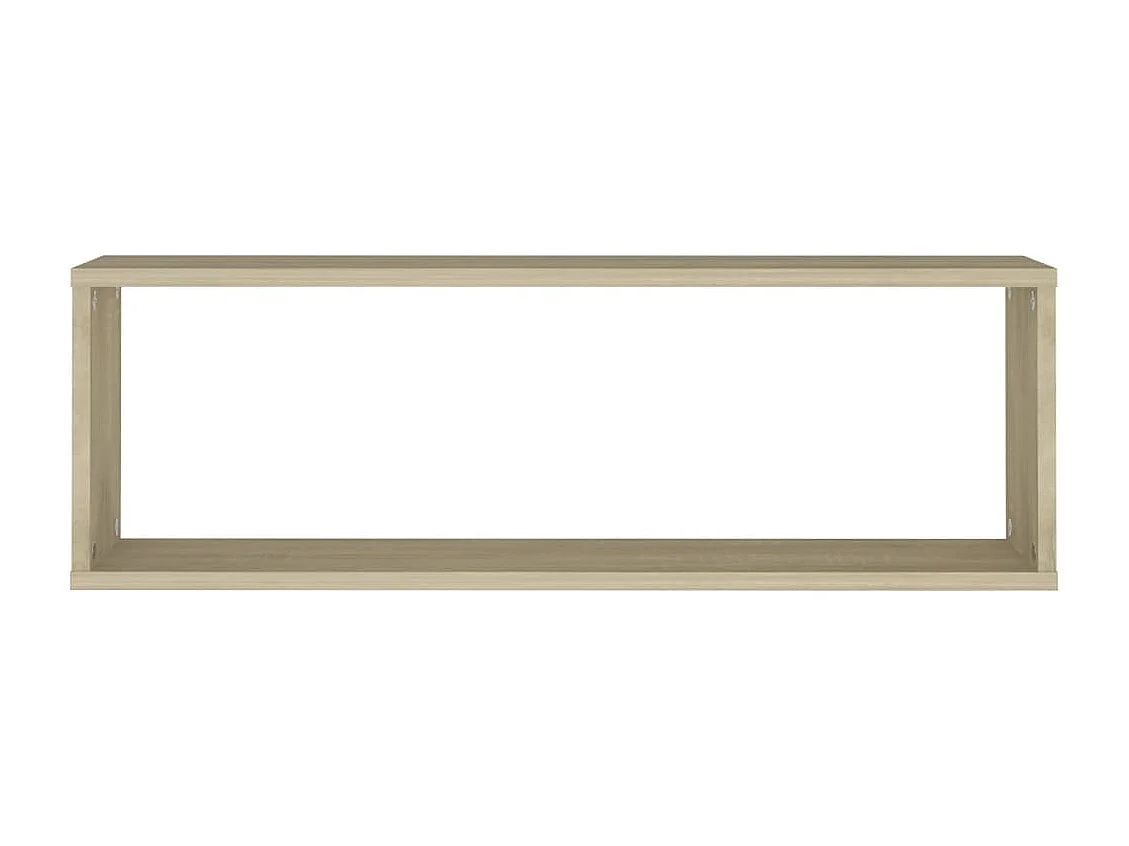 Étagères cube murales 4 pcs Chêne sonoma 80x15x26,5 cm