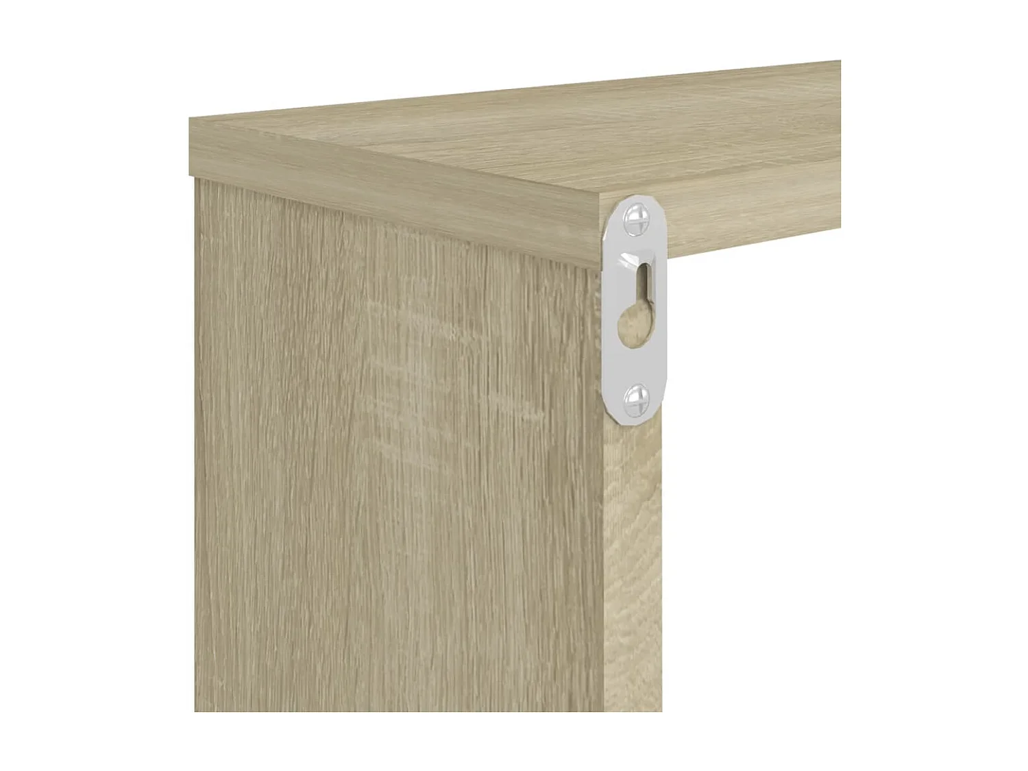 Étagères cube murales 4 pcs Chêne sonoma 80x15x26,5 cm