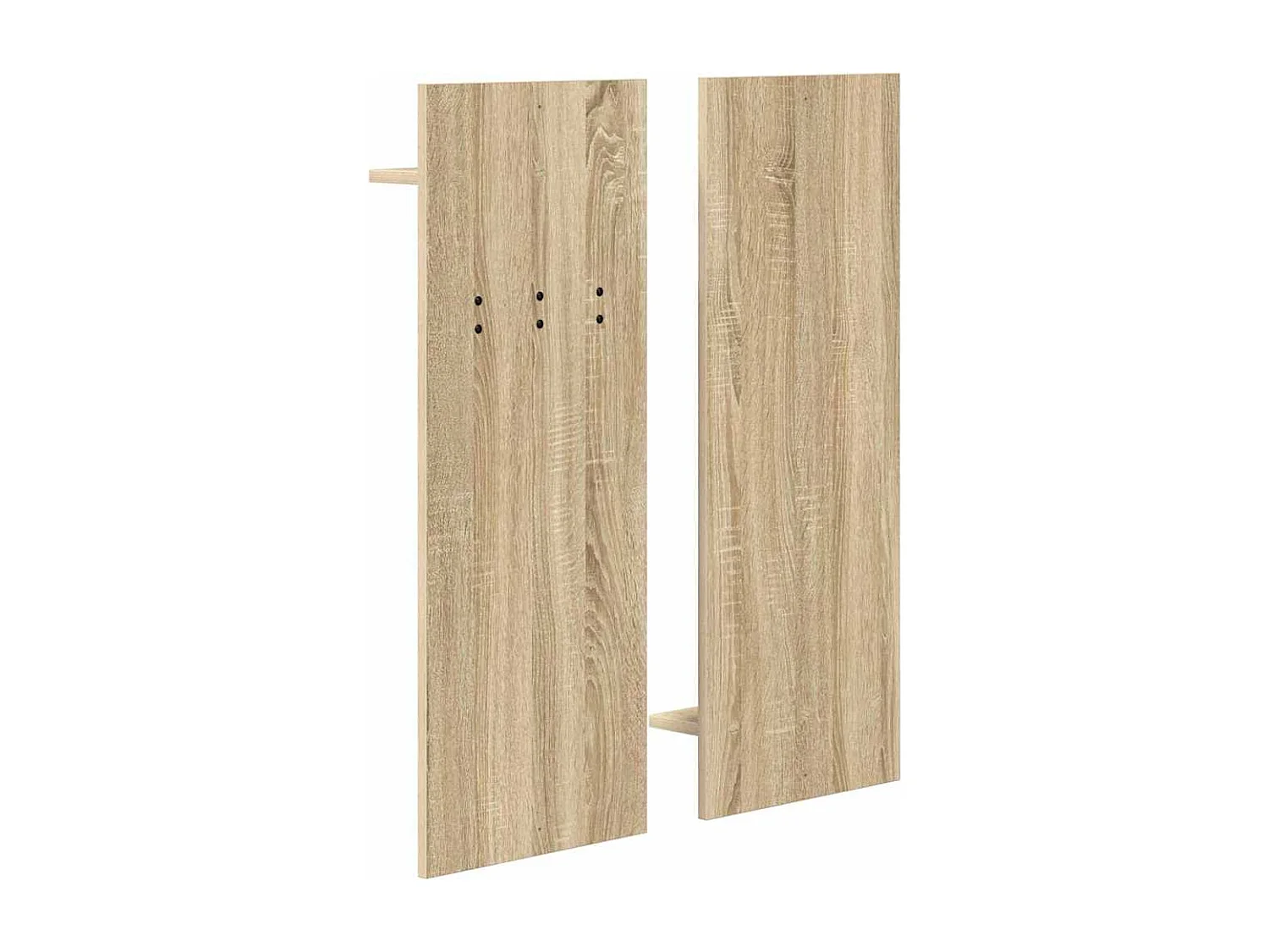 Porte-manteau mural avec étagère avec stockage avec miroir Chêne Sonoma 70 x 10 x 90 cm