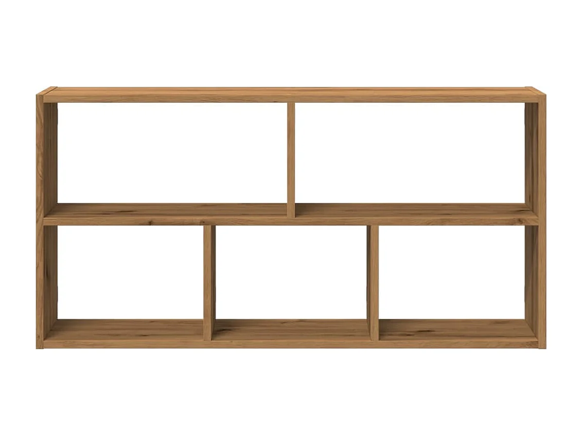 Étagère murale chêne artisanal 100x25x50 cm bois d'ingénierie