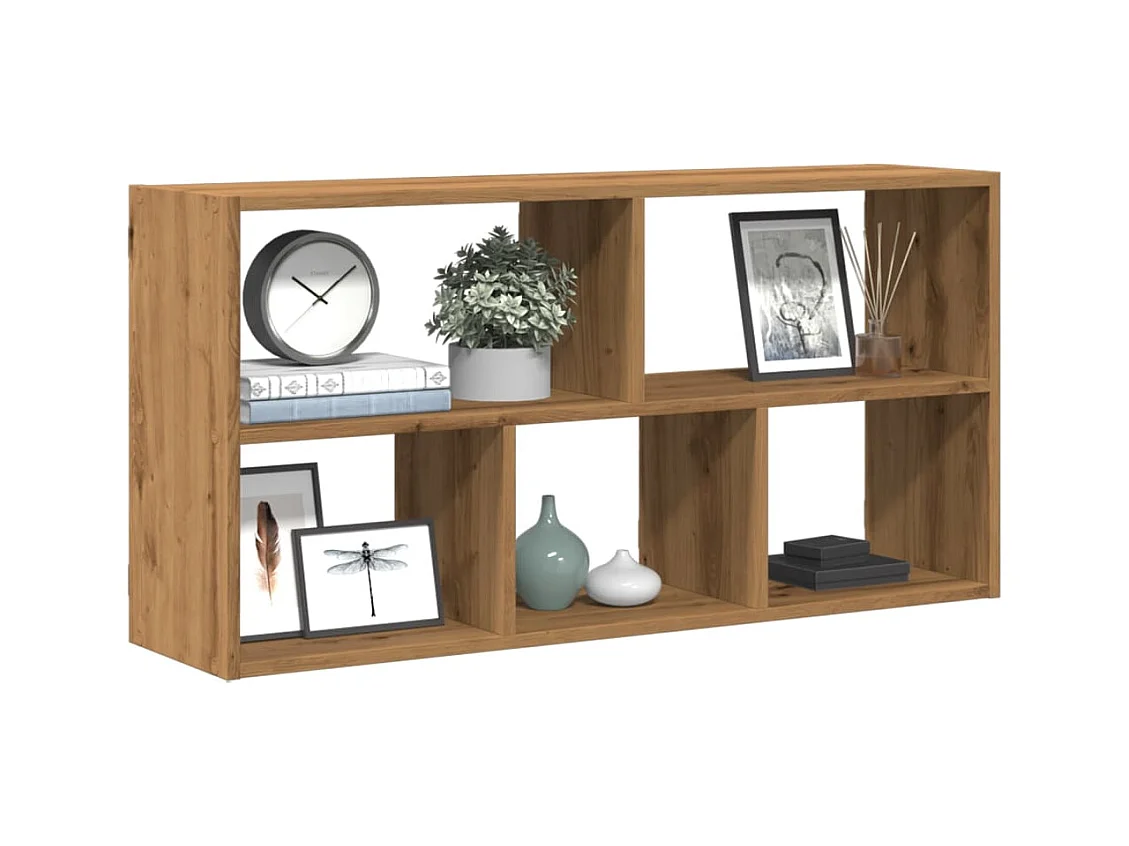 Handgemaakte eikenhouten wandplank 100x25x50 cm van bewerkt hout