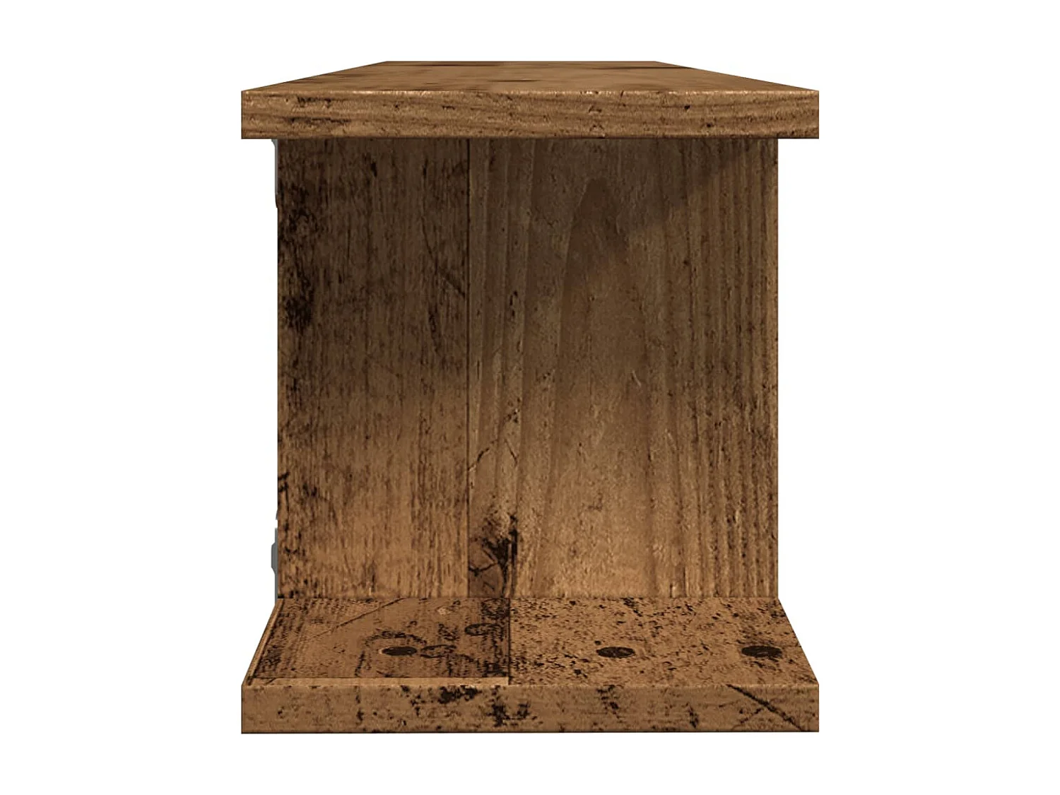 Étagères murales 2 pcs vieux bois 90x18x20 cm bois d'ingénierie