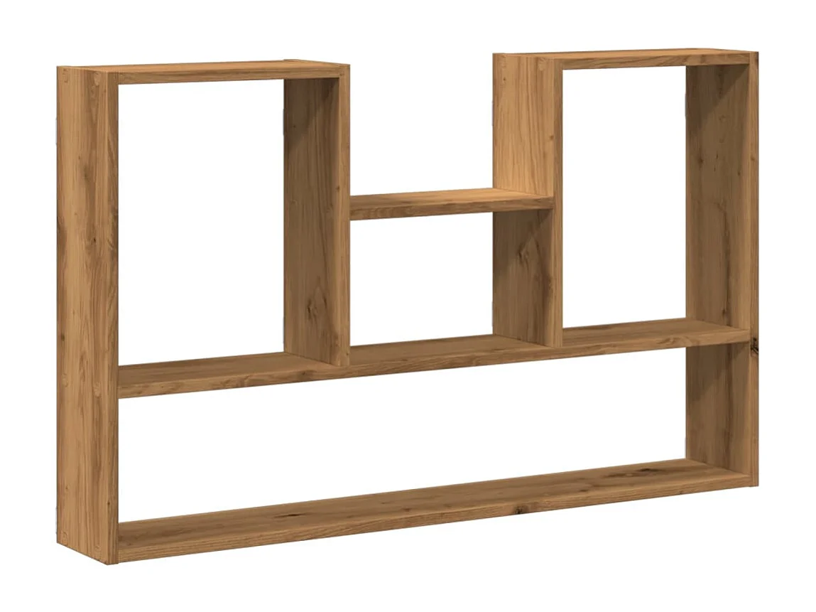 Handgemaakte eikenhouten wandplank 99x15x60 cm van bewerkt hout