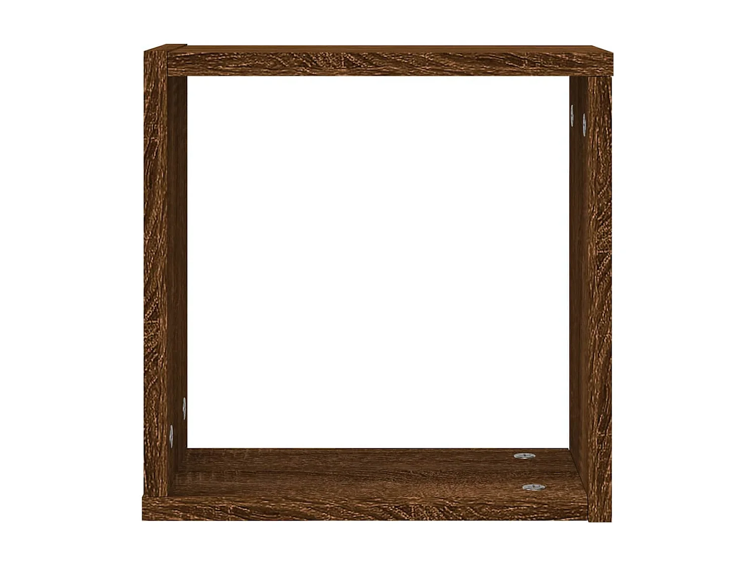 Étagères murales sous forme cube 2 pcs chêne marron 30x15x30cm