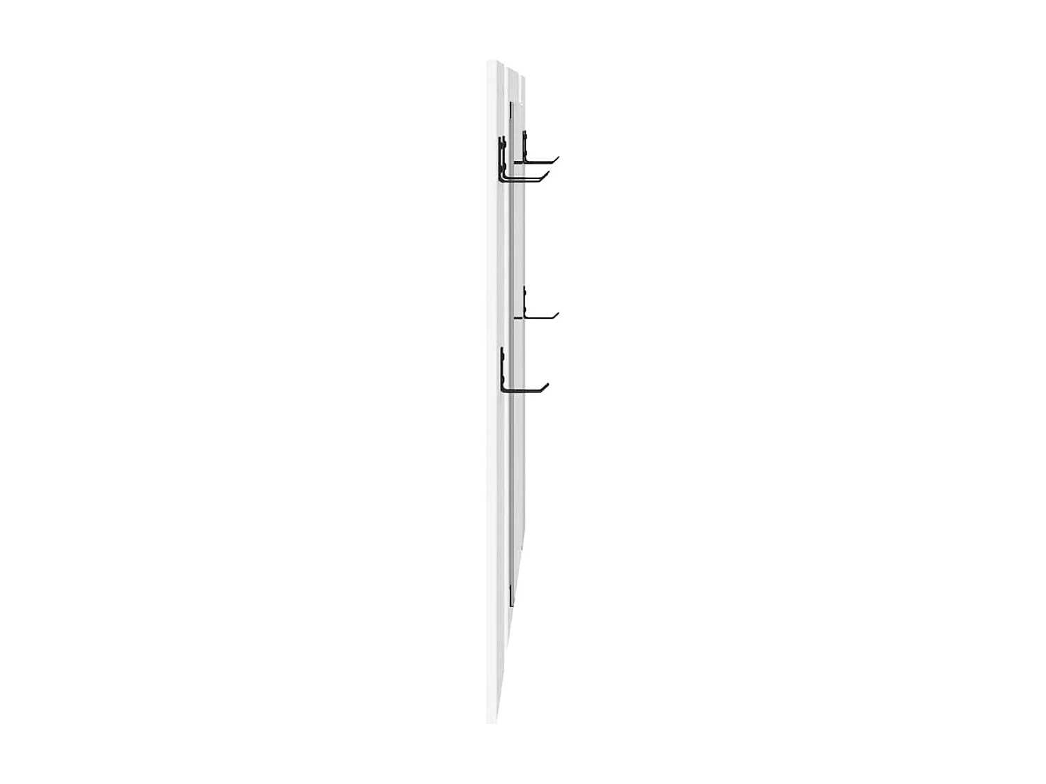 Porte-manteau mural Blanc 96 x 1,5 x 90 cm Bois d'ingénierie