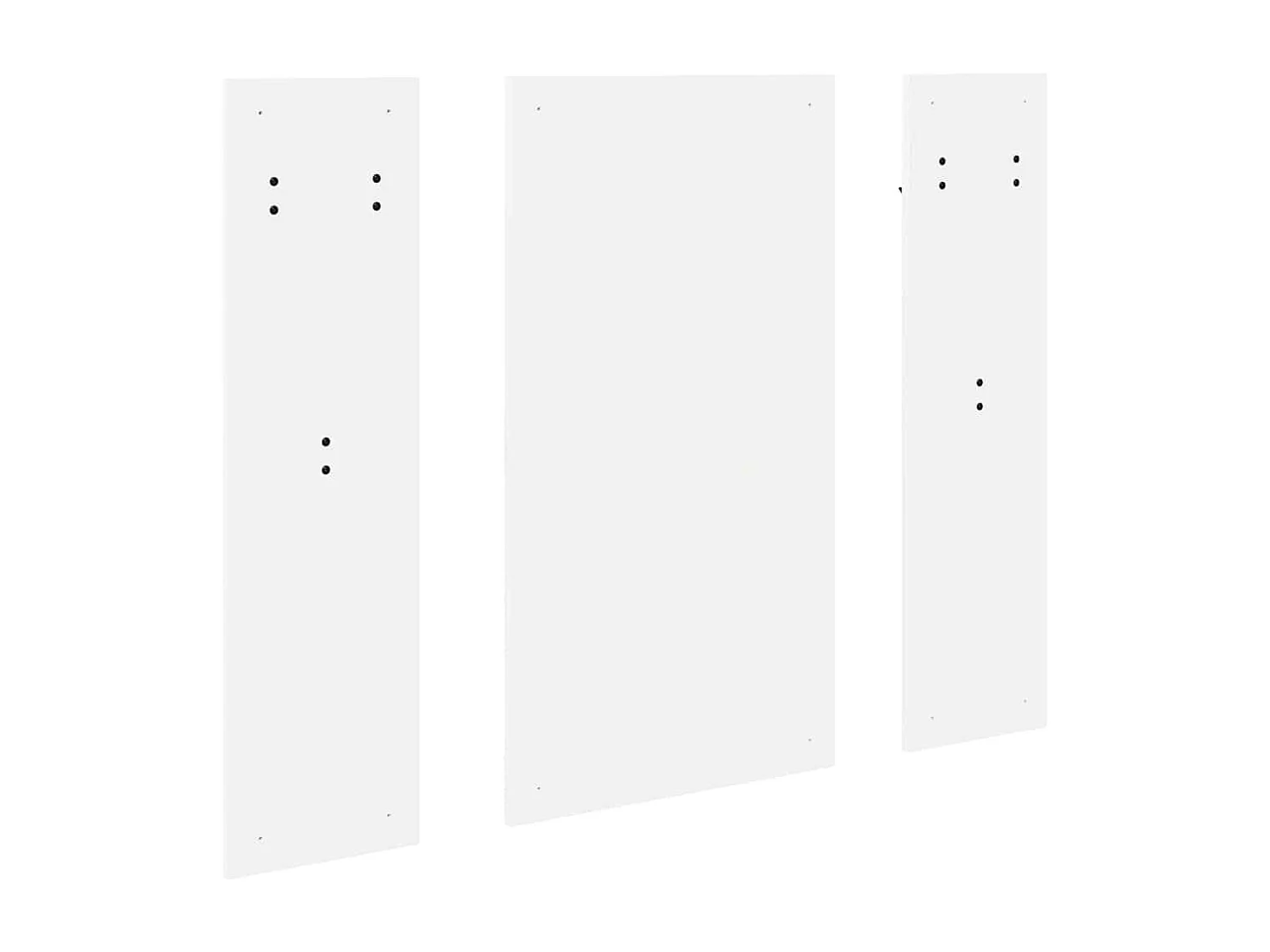Porte-manteau mural Blanc 96 x 1,5 x 90 cm Bois d'ingénierie