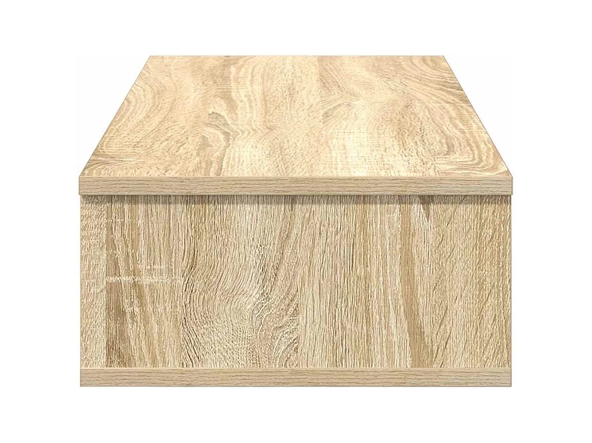 Étagère murale avec tiroirs chêne sonoma bois d'ingénierie