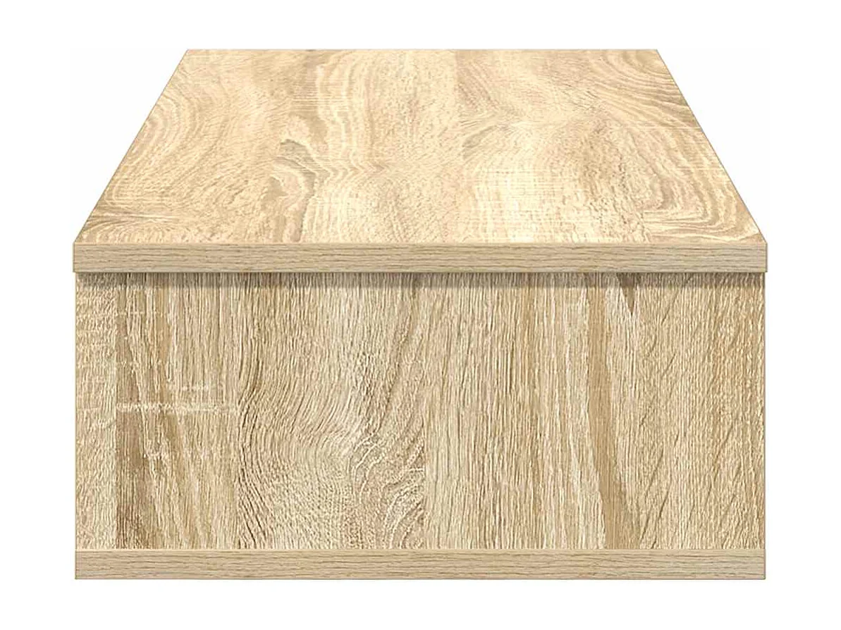 Étagère murale avec tiroirs chêne sonoma bois d'ingénierie