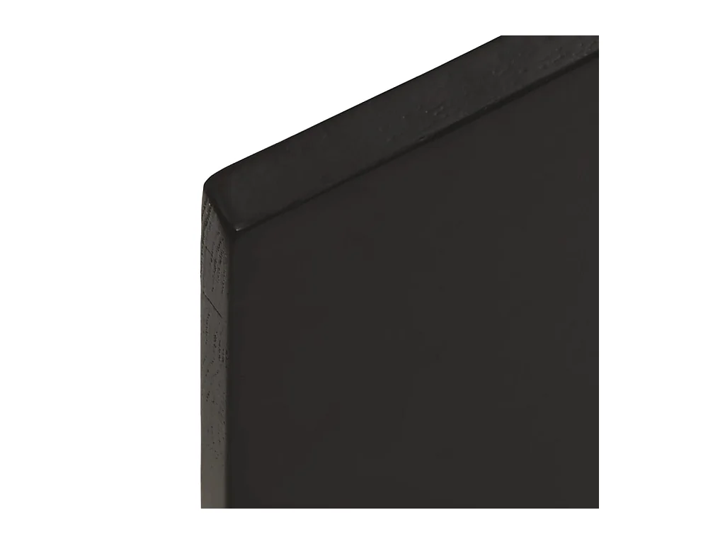 Étagère murale marron foncé 60x40x2 cm bois chêne massif traité